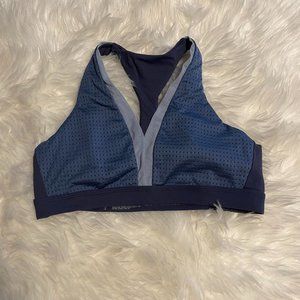 Aerie Blue V-Neck Sports Bra